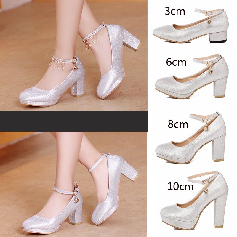 silver high heels wide fit