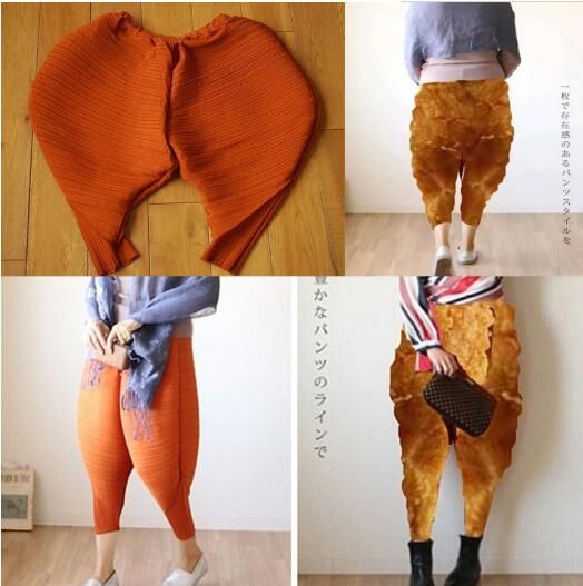 pantaloni coscia larga