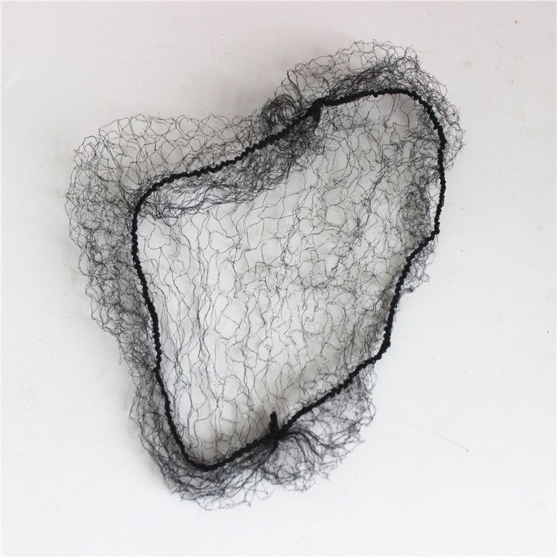 Nylon Hair Net Dance Recital Buns Hair Extension Weaving Cap Black