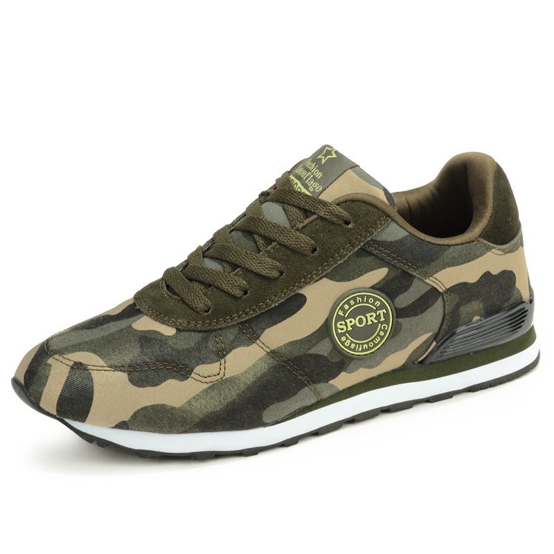 Womans Canvas Shoes Camouflage Military Casual Shoes Spring Autumn