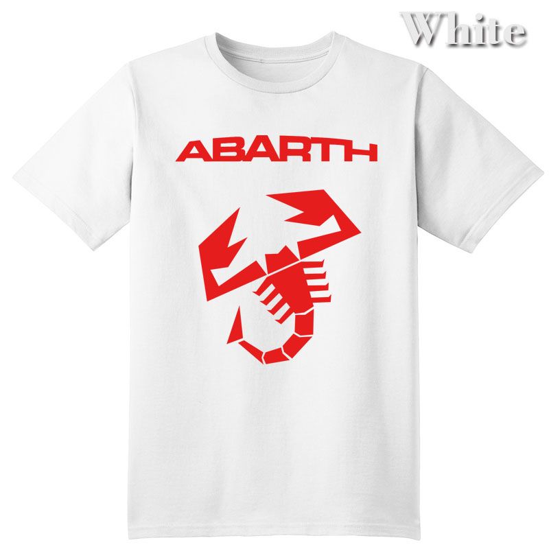 Abarth Scorpione Logo T Shirt Maglietta Di Alta Qualita 100 Cotone Supera I T T Shirt Italia Moda Casual Abbigliamento Classico Breve 2017 Funny T Shirts For Sale Awesome T Shirt Design