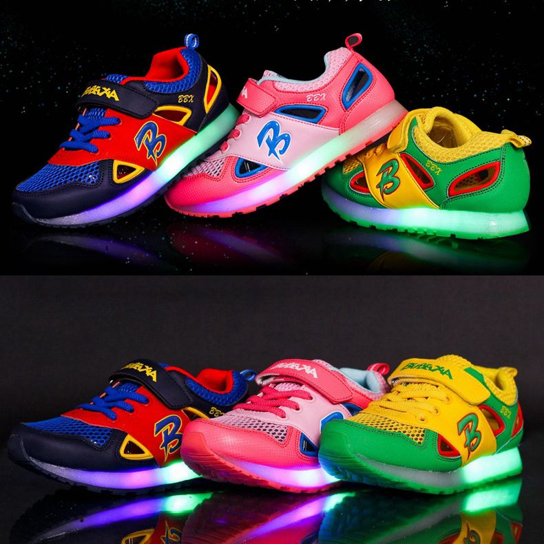 wide light up shoes