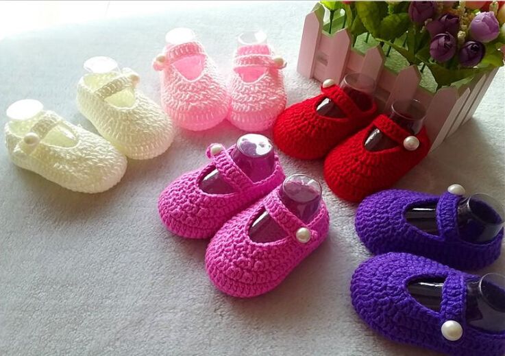de bebé de crochet, zapatos de bebé de crochet hechos a mano de verano,