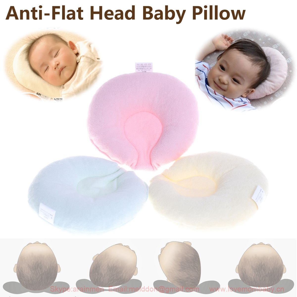 infant sleeping pillow