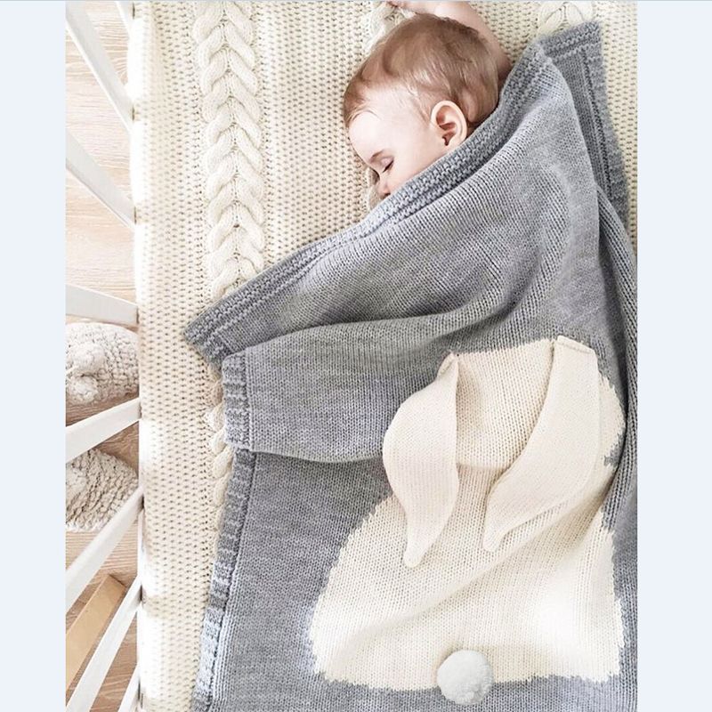 rabbit baby blanket