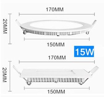 Dimmable 15W Rodada