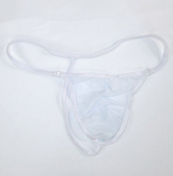 K445 K445Y Mens G-String Thong Contoured Pouch Shiny Satin Knit | eBay
