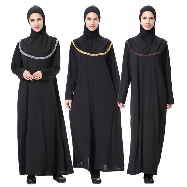 2020 Muslim Maxi Abaya Women Embroidery Dubai Gown Dress Long Sleeve Islamic Robe Kimono Instant Hijab Arab Turkish Worship Prayer From Huhu930 16 35 Dhgate Com