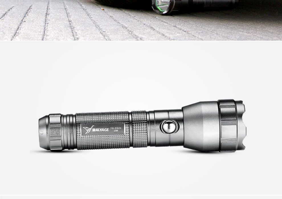YAGE 332C Light Torch Led Tactical Flashlight Three Modes CREE Led