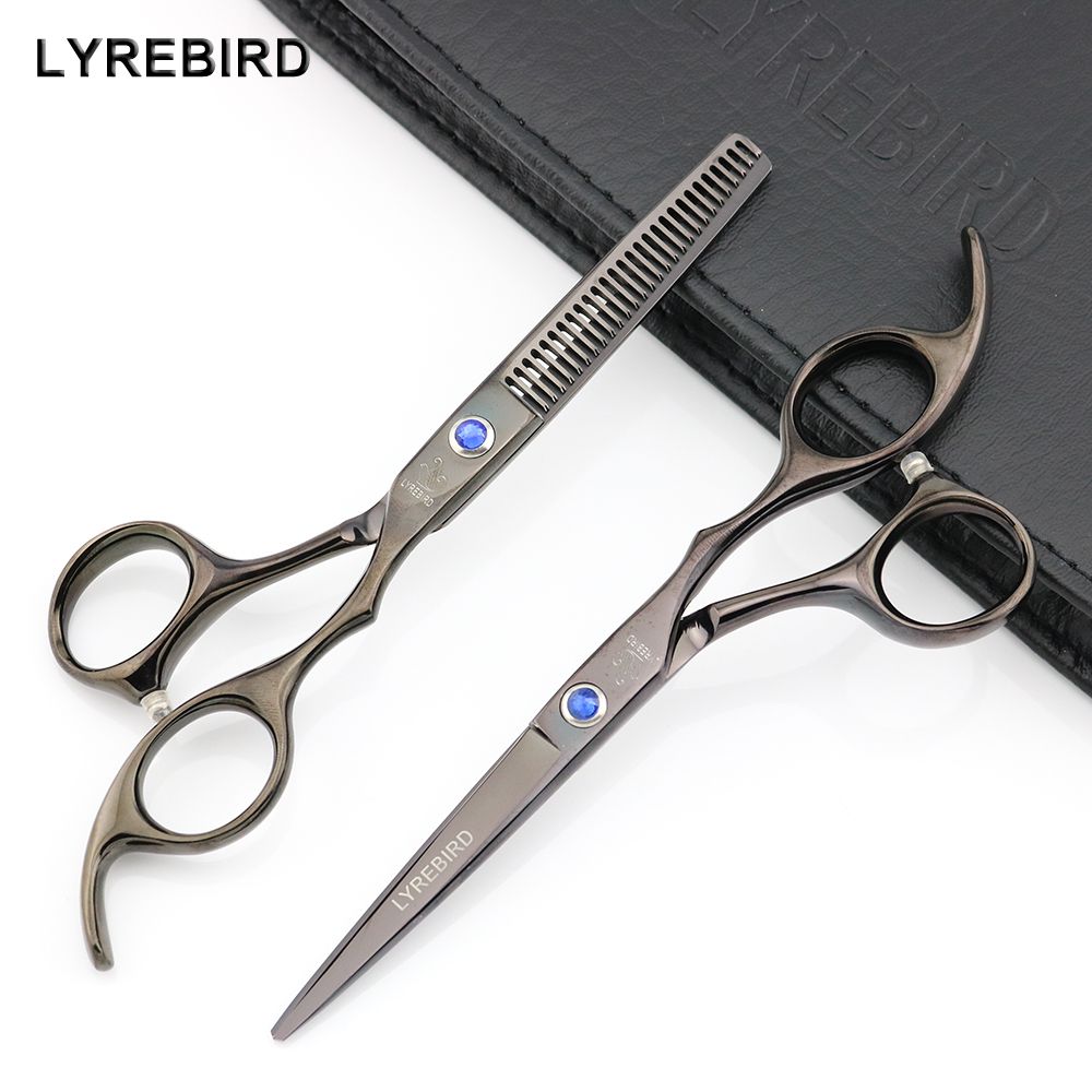 Hair Scissors 6 Inch Hairdressing Scissors Black Hair Shears Hair