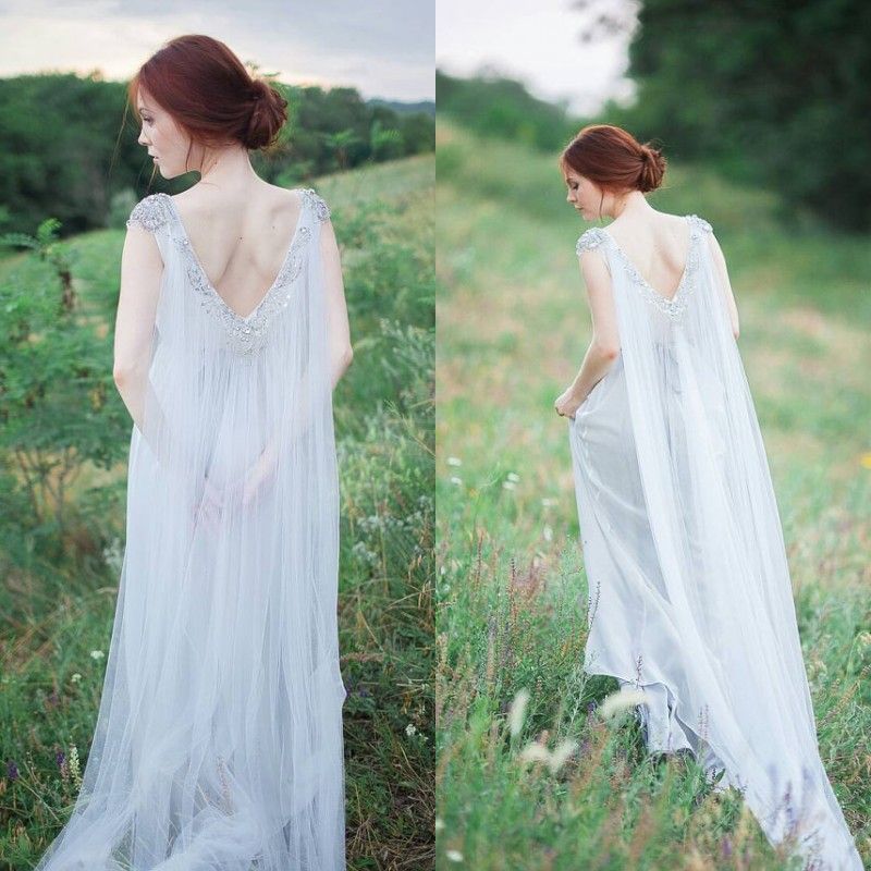 sheer flowing dress