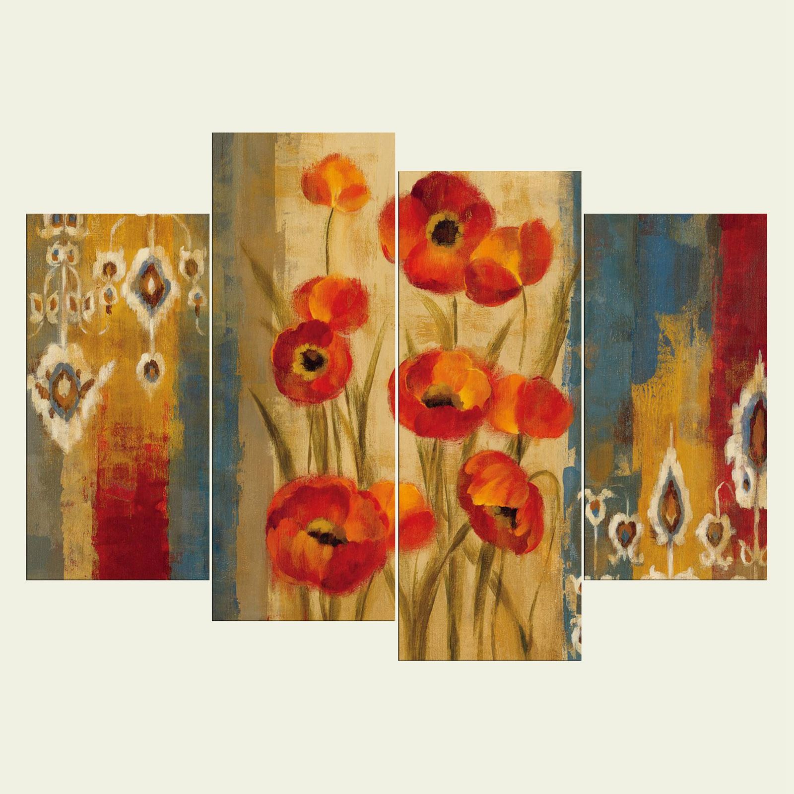 2020 No Frame Flowers Two Series Hd Canvas Print Wall Art Oil