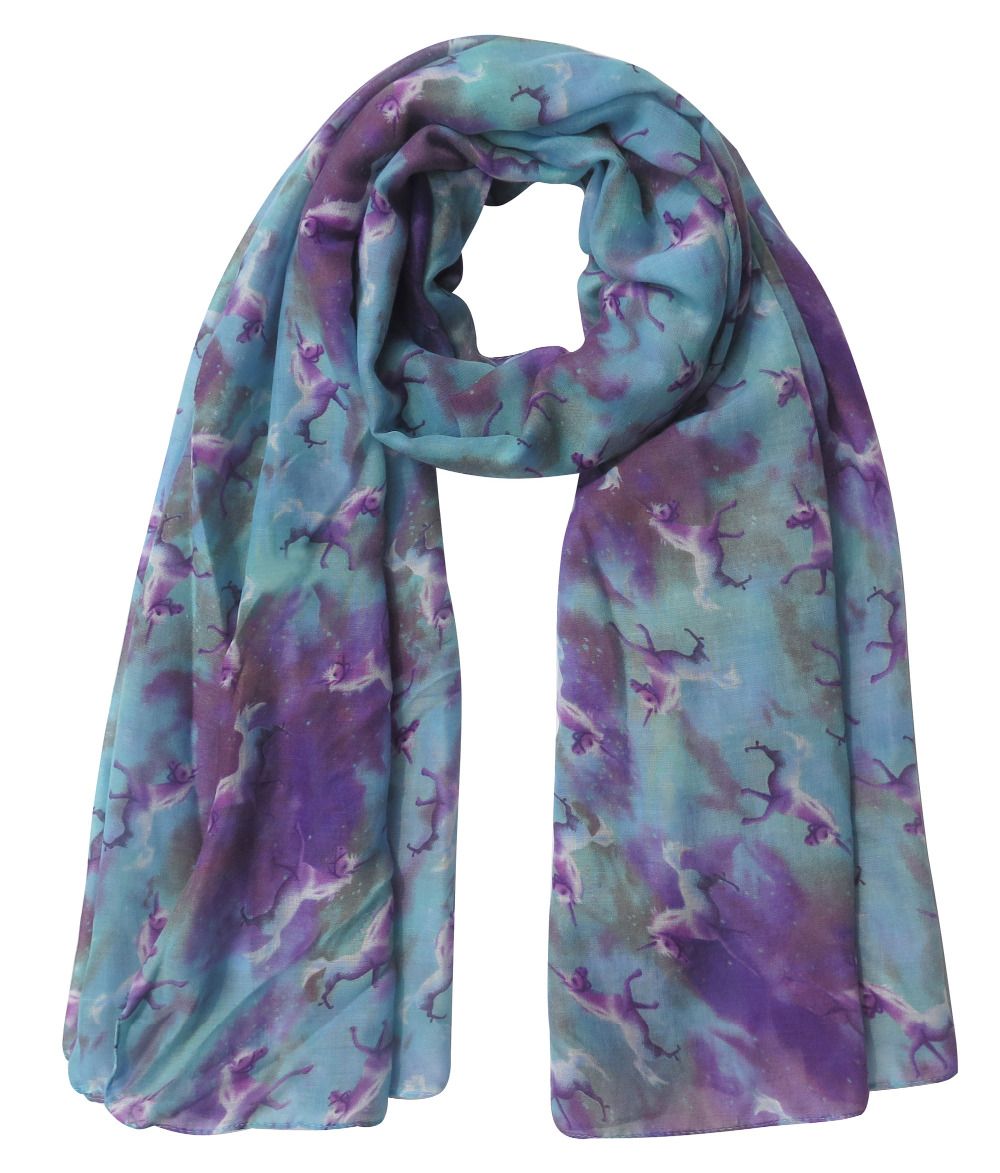 galaxy print scarf
