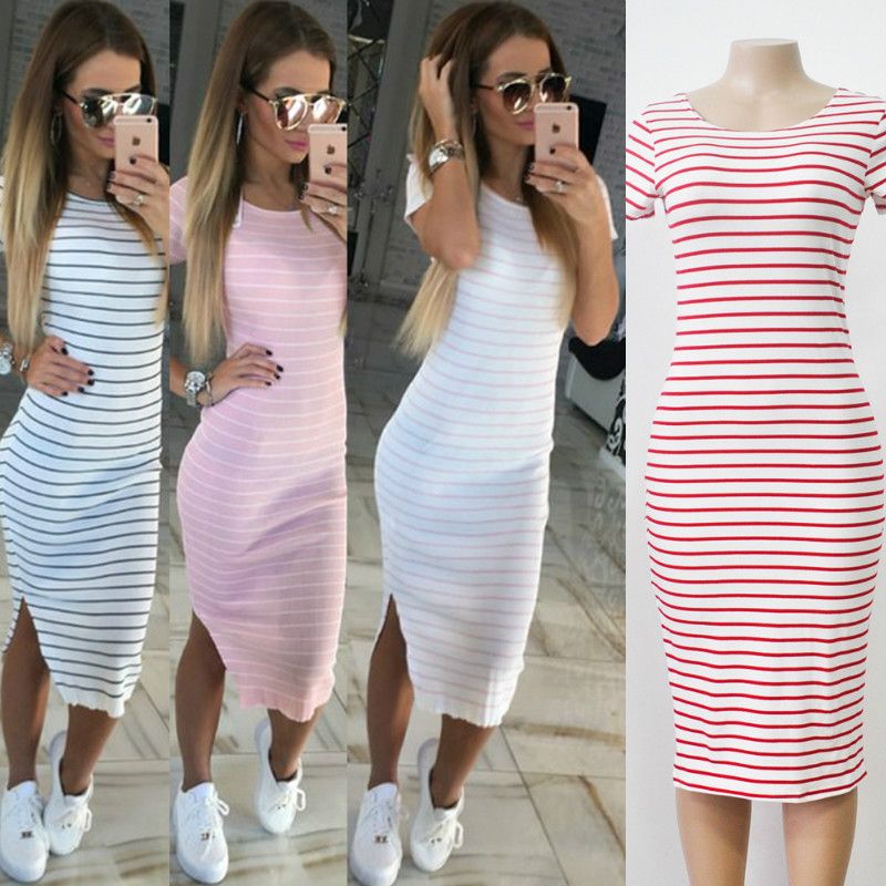 dresses with short sleeves and knee length