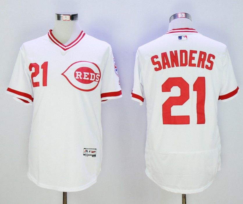 deion sanders reds jersey
