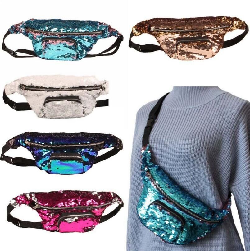 mermaid sequin fanny pack
