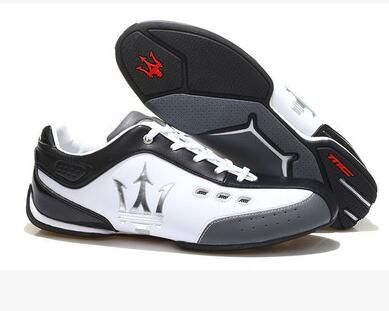 Acquista Italia 2017 Nuova Maserati Scarpe Da Ginnastica Di Moda Della Scarpa Da Tennis Degli Uomini Pattini Di Cuoio Genuini Scarpe Sportive Comode Scarpe Da Corsa Di Grande Formato A 40,98 €