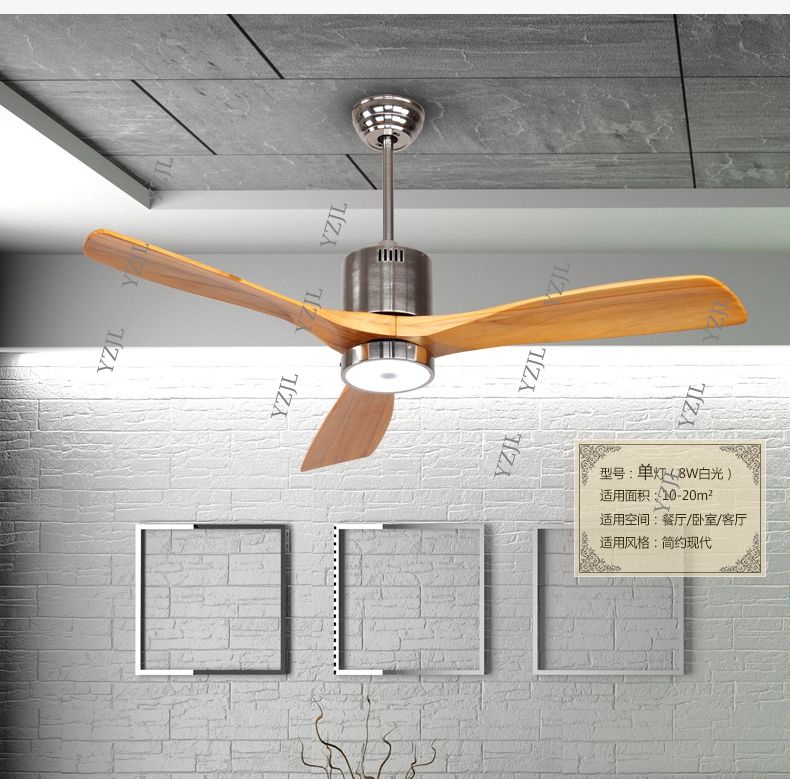 2019 Antique Ceiling Fan Light Fan Light With Remote Control Minimalism Modern Fan Style Led Lamp Solid 3 Wooden Blades 52inch From Tonghua13 417 39