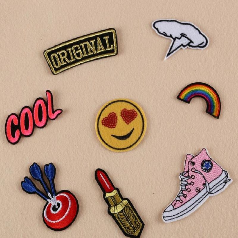 2021 Iron On Patches DIY Embroidered Patch Sticker For Clothing Clothes ...