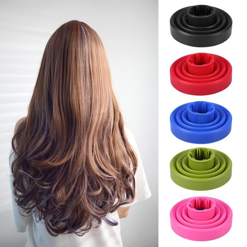 Difusor De Cabelo Curly Hair Dryer Folding Diffuser Silicone Cover  Universal Blower Hairdressing Salon Hair Style