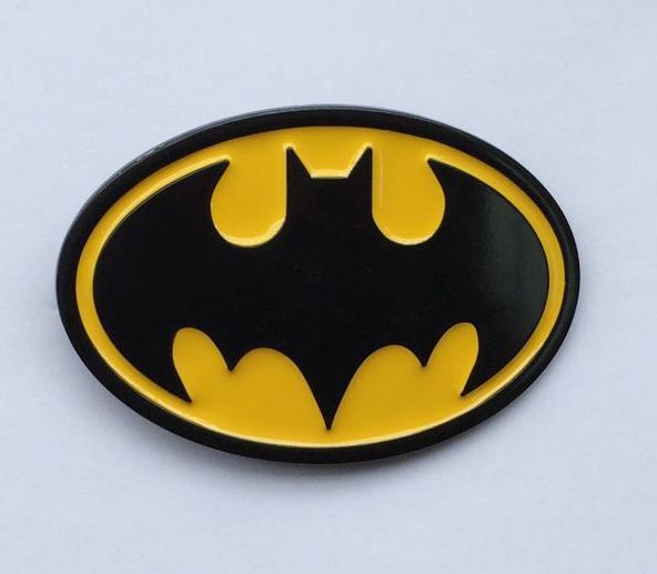 Black And Yellow Batman Superhero Comic Belt Buckle Sw By474