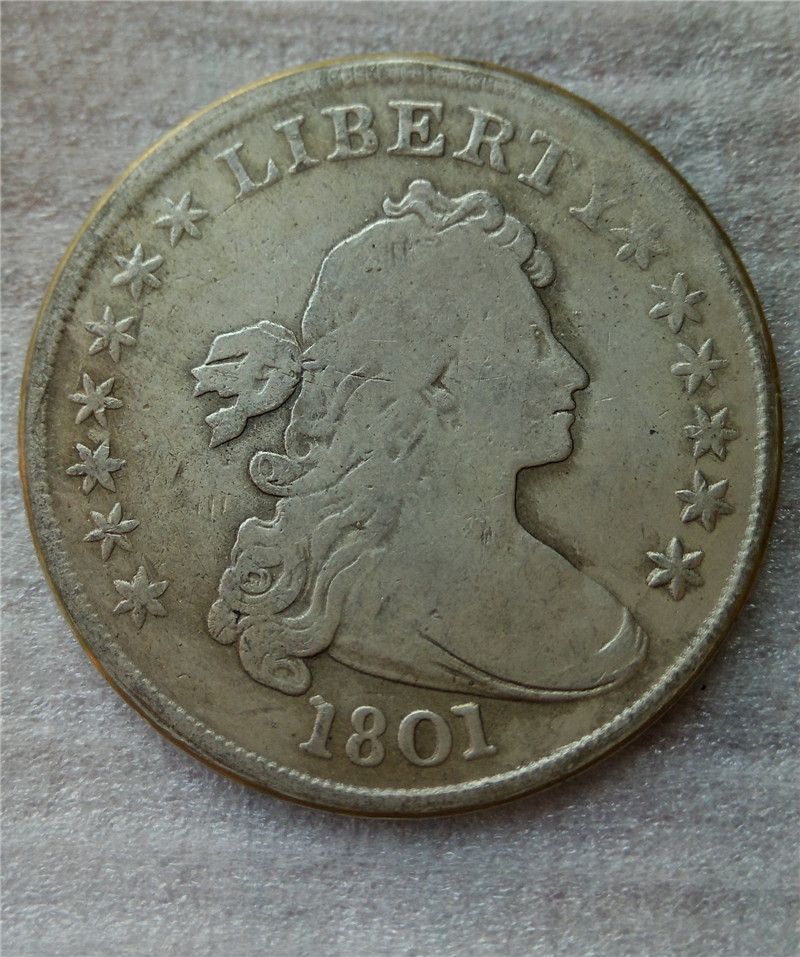 2019 United States Draped Bust Dollar 1801 Coins Copy Archaize Old