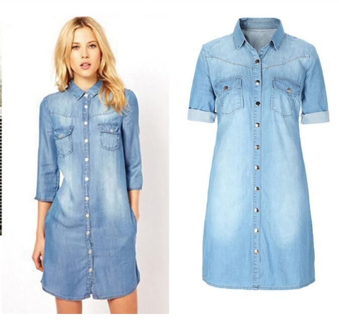 jeans dresses for ladies