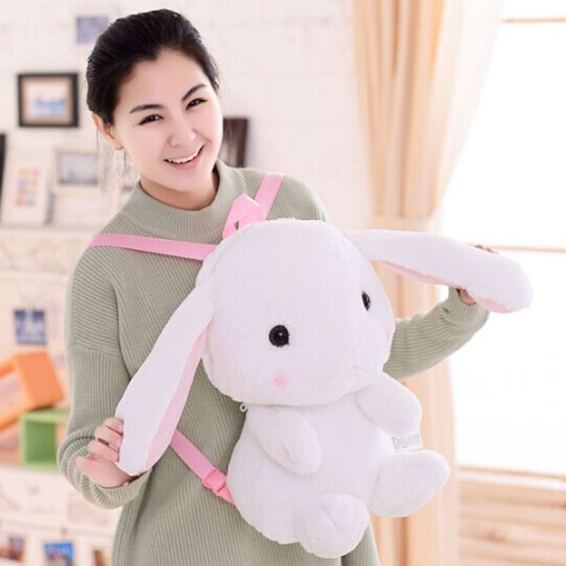 rabbit plush backpack