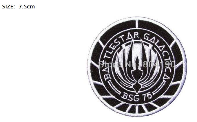 BATTLESTAR GALACTICA BSG-75 UNIFORM LOGO PATCH