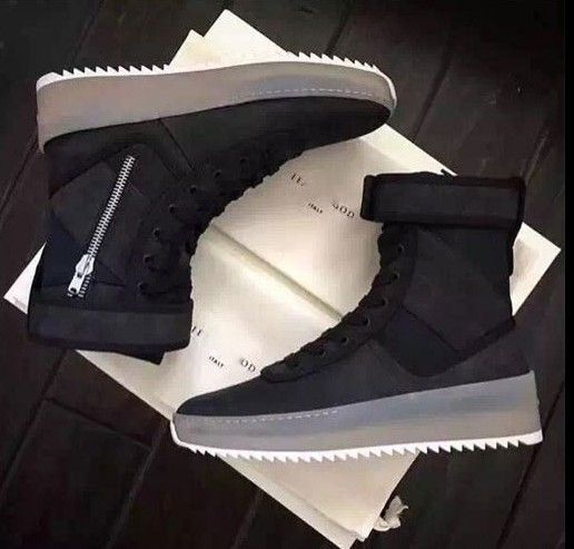 fear of god military sneaker black gum