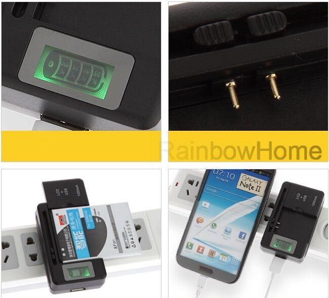 Indicador LED Cargador batería externa para teléfono inteligente Samsung S3 S4 S5 TTS Indicador LED Cargador batería externa para teléfono inteligente Samsung S3 S4 S5 TTS