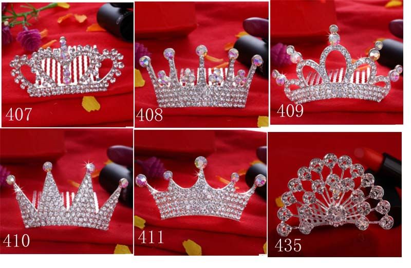 princess crown hair clips