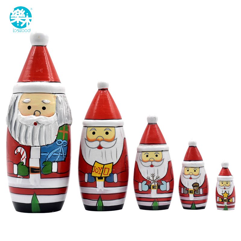 santa babushka dolls