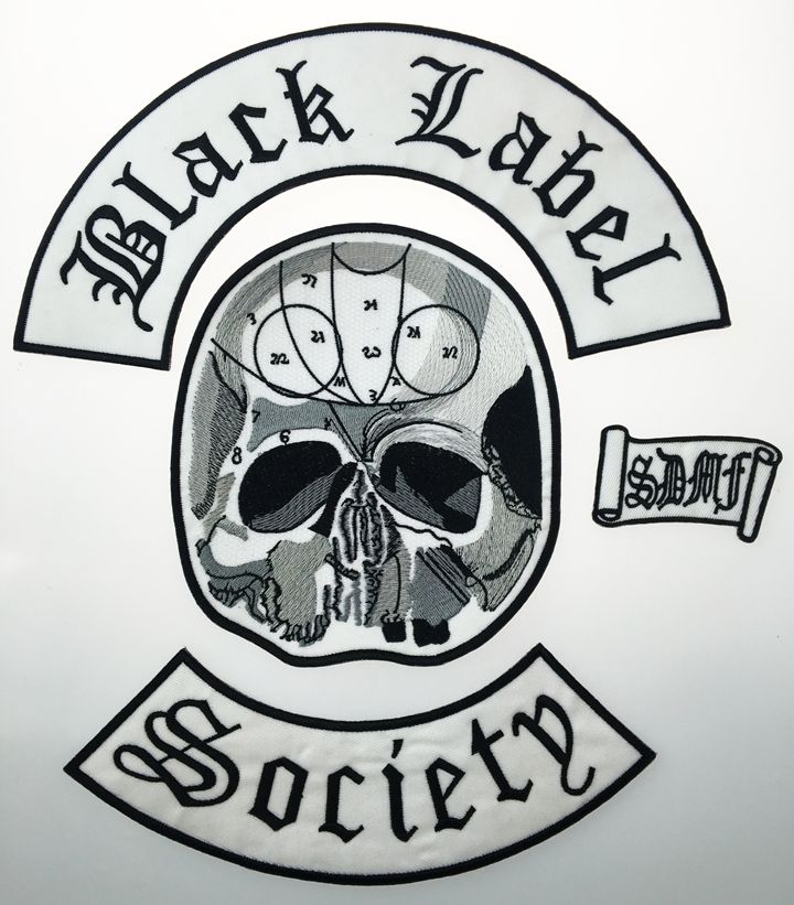 Black label society patch set