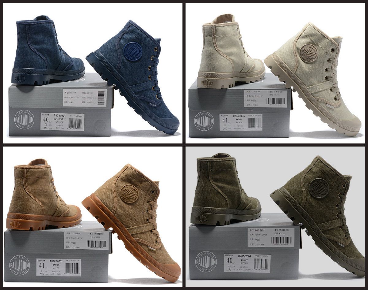 Hot Brand Palladium Canvas Style Mens Women High Top Shoes New Homme City Boy Outdoor Comfortable Ankle Boots Cheap 35 39 Buy Shoes Online Suede Boots From Jerseyse 55 28 Dhgate Com