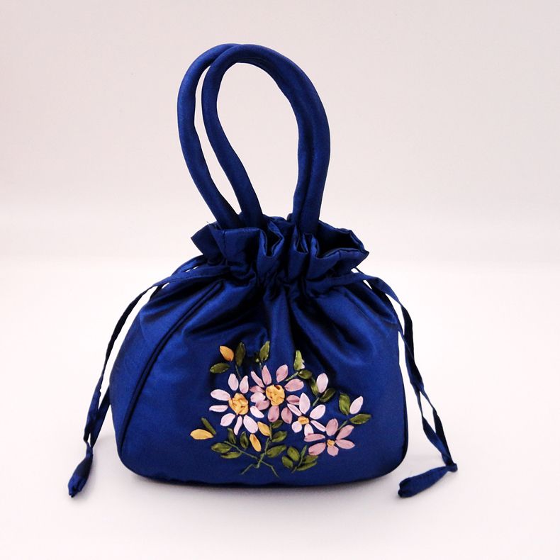 large cloth bolsas with drawstring