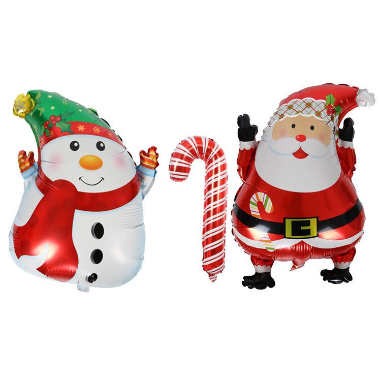 New Cute Cartoon Christmas Snowman Santa Claus Aluminum Foil