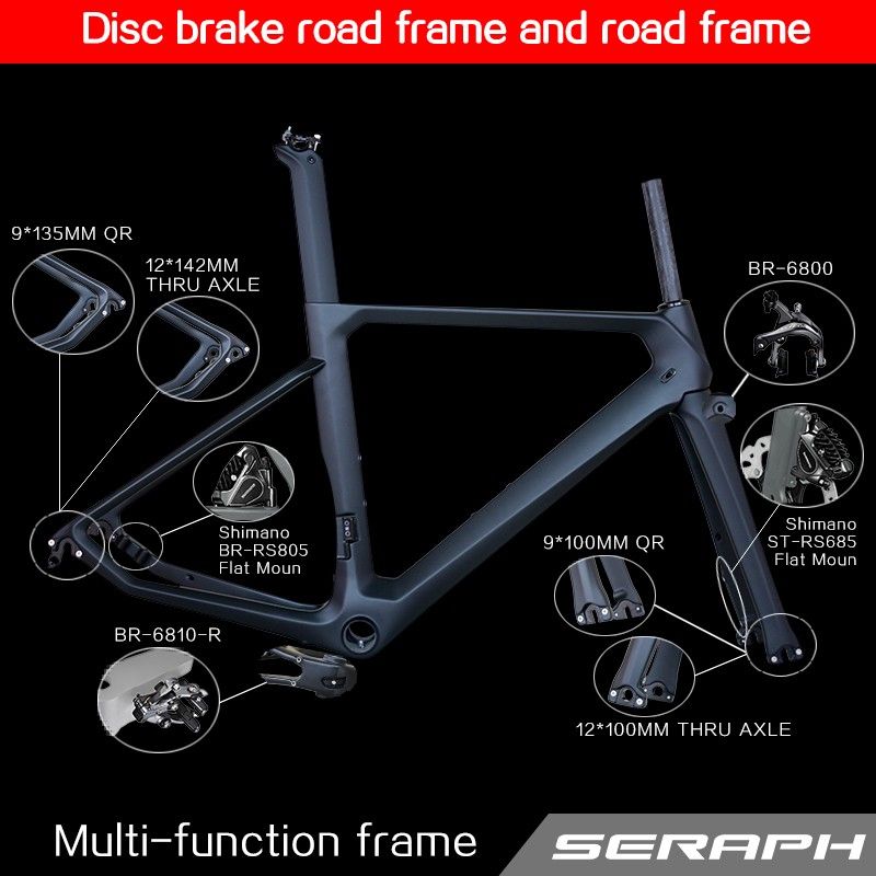 carbon frame disc brake road bike