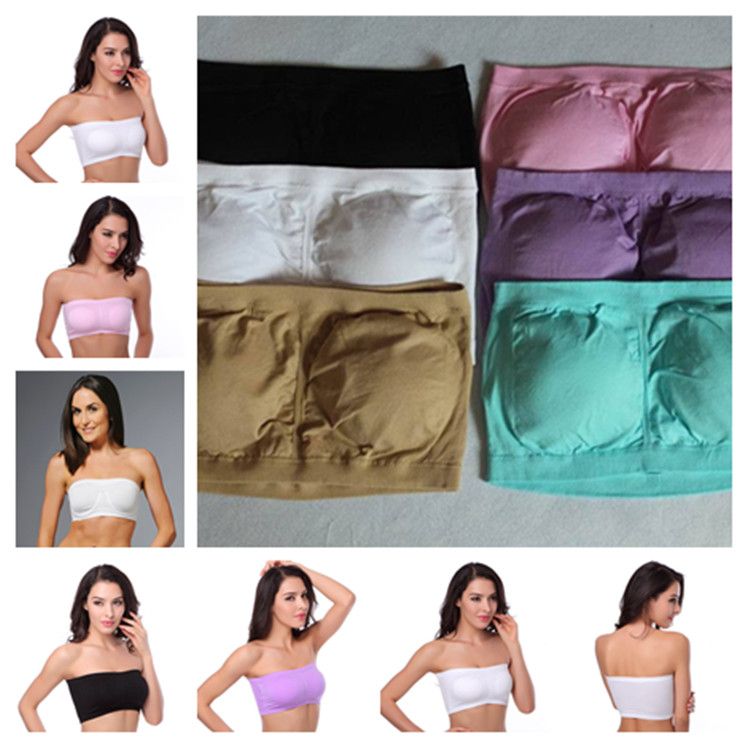 strapless yoga bra