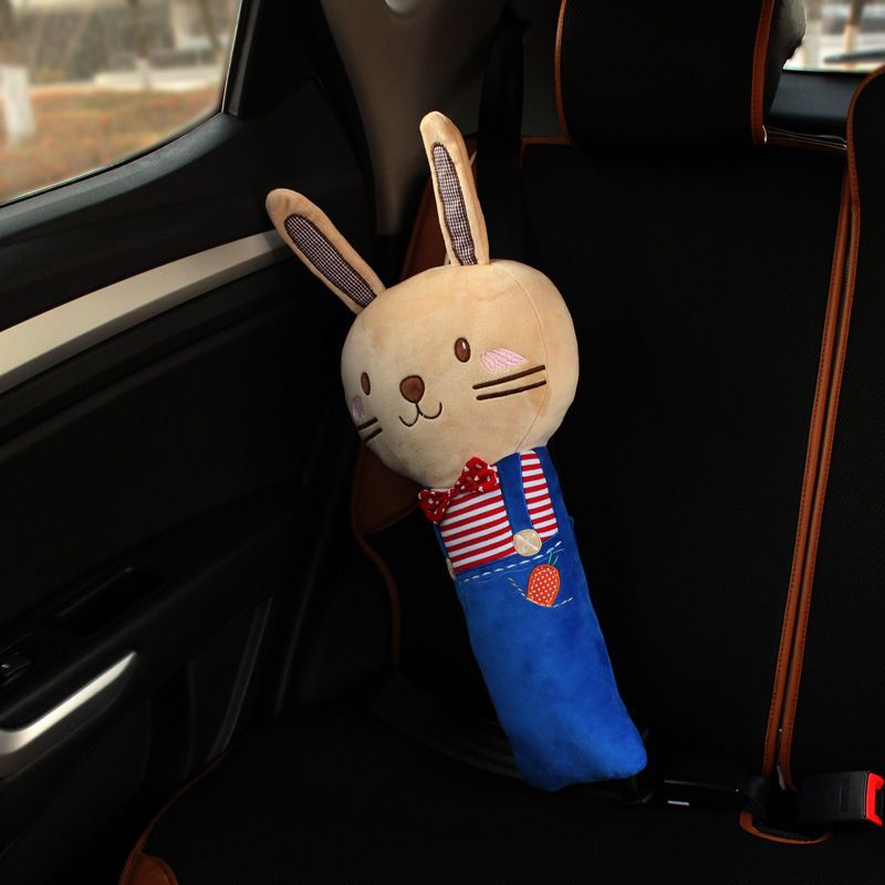 2019 Kids Car Pillows Plush Toy Auto Safety Seat Belt Cover