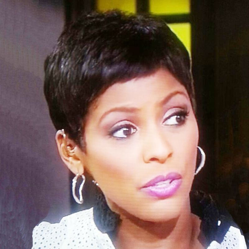 Pixie Cut Human Short Hair Wigs African American Glueless Short
