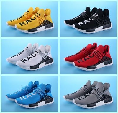 2020 2017 Adidas Pharrell Williams NMD HUMAN RACE In Yellow Red Black Blue Grey Green White Men Women Classic Fashion Sport Sneakers Shoes From Cjt19830310, $33.72 | DHgate.Com