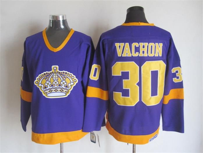 CCM  ROGIE VACHON Los Angeles Kings 1970's Vintage Throwback NHL