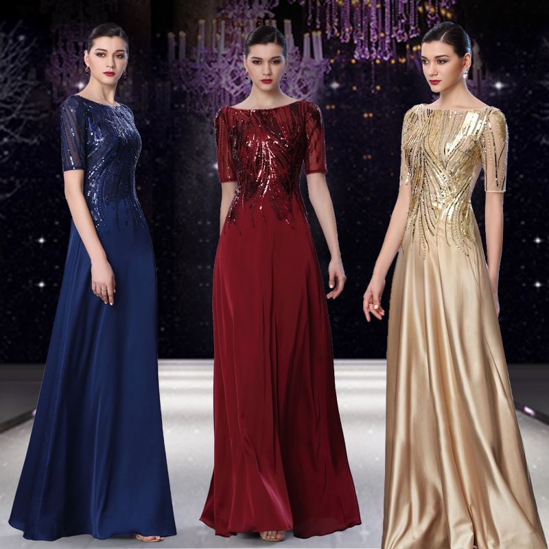 sequin evening wear