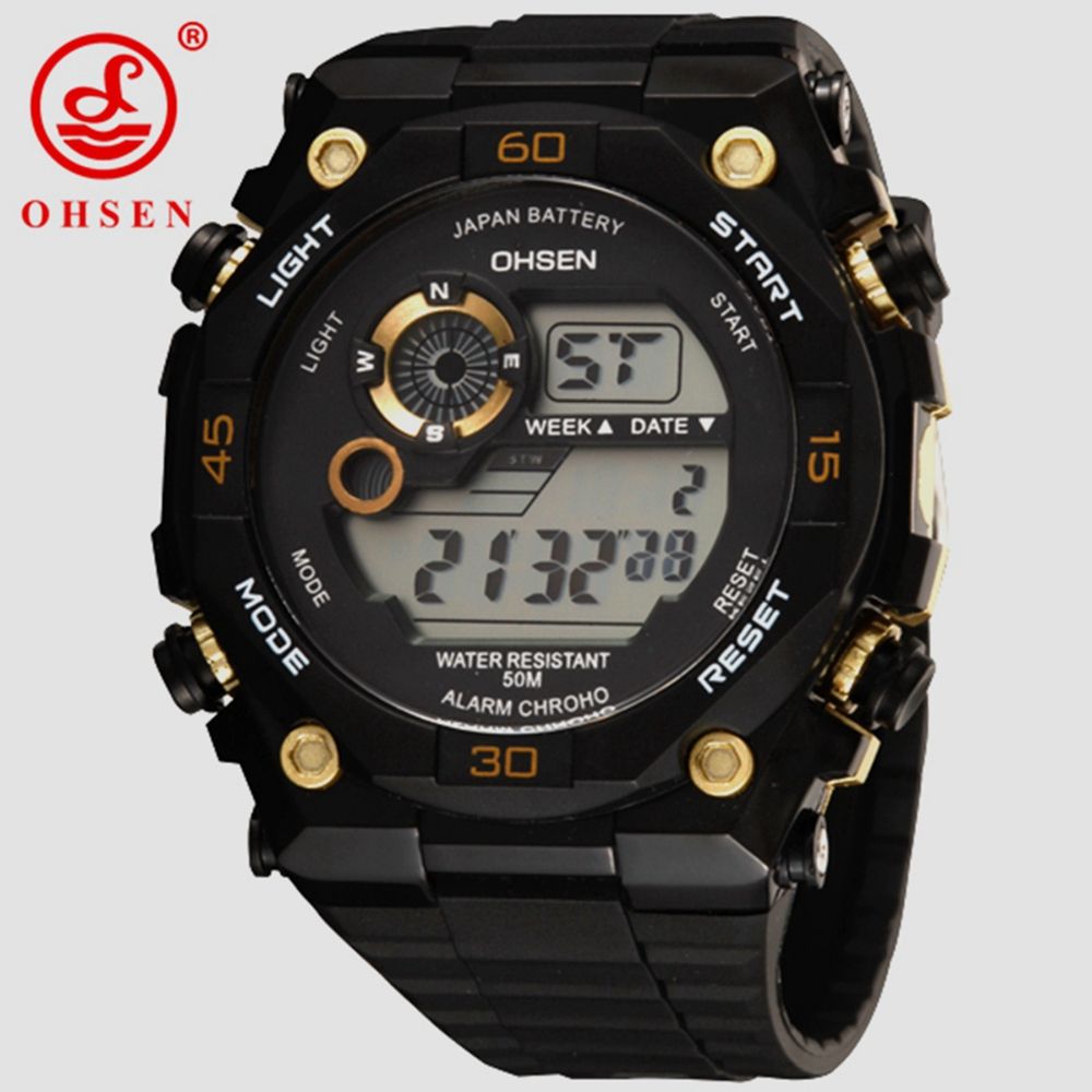 ohsen sport watch water resist 50m