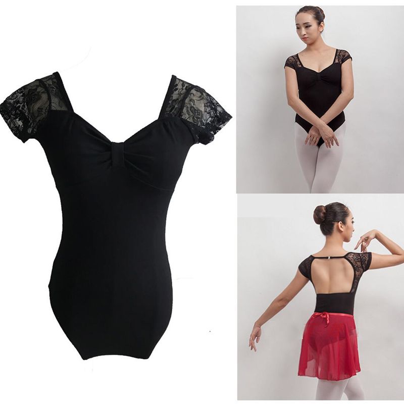 adult black leotard