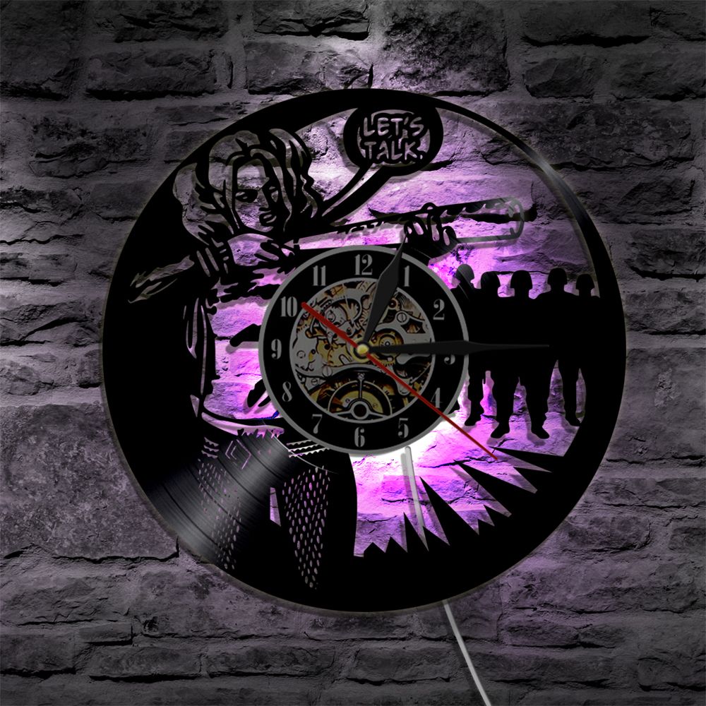 Giotto Dibondon bloquear Inspector Harley Quinn Led Reloj De Vinilo Cambio De Color De La Pared Cambio De Luz  De La Vendimia Moderna Lámpara De Decoración Hecha A Mano Arte Controlador  Remoto De 27,96 € | DHgate