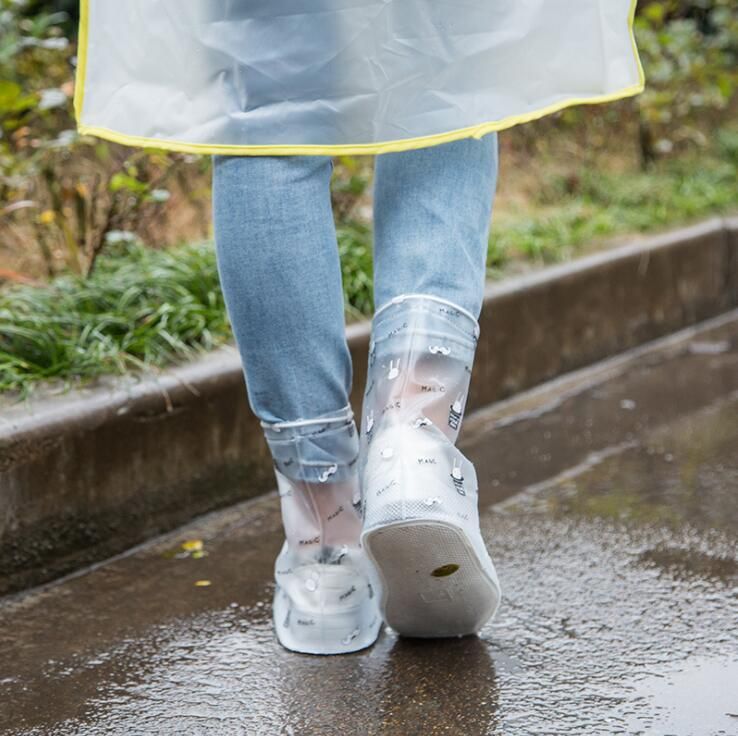 Copriscarpe antipioggia riutilizzabili impermeabili in PVC 