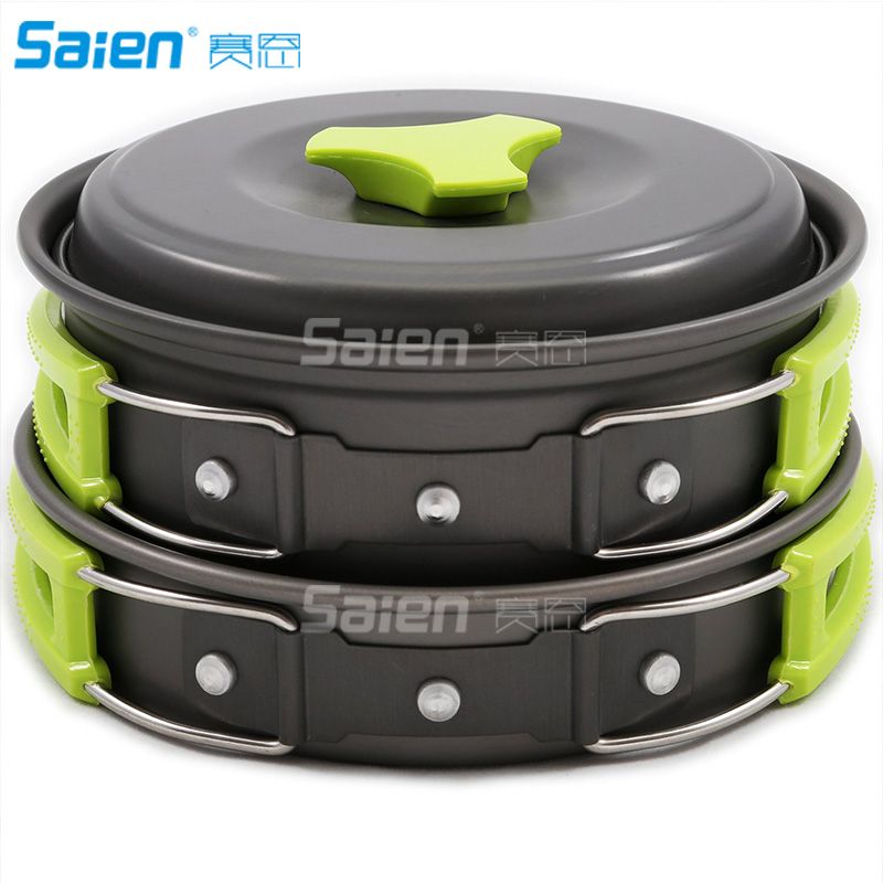 titanium backpacking cooking set camping cookware 6pc backpacking mess kit