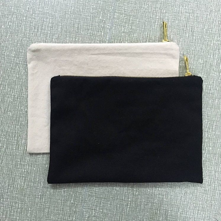 canvas makeup pouch